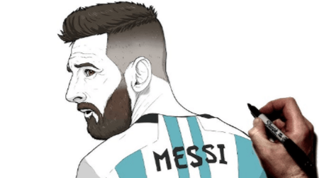 Drawing:3ervrivmhmk= Messi