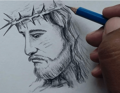 Drawing:-Uz1wei3hoq= Jesus Christ