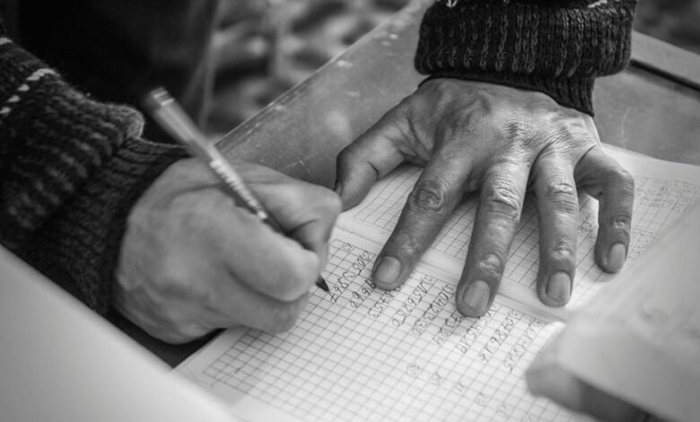 numerical data log entries